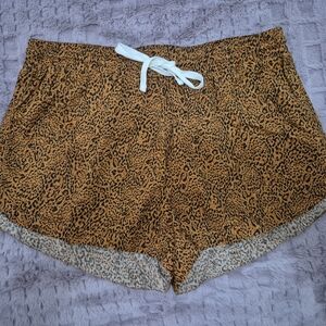 Billabong Leopard Print Shorts